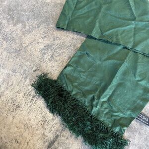 Green Silk Scarf